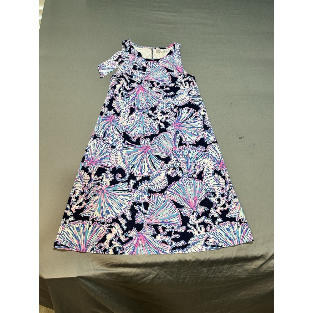 Lilly Pulitzer Seahorse & Shells Swing Dress XXS‎